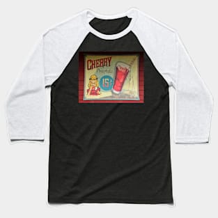 Vintage Cherry soda sign Baseball T-Shirt